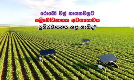 රොබෝ වල් නාශකවලට ‘පළිබෝධනාශක අවශ්‍යතාවය‘ ඉවත් කළ හැකිද?